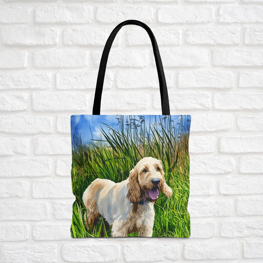 Spinone Italiano Tote Bag – Watercolor Hunting Dog Gift
