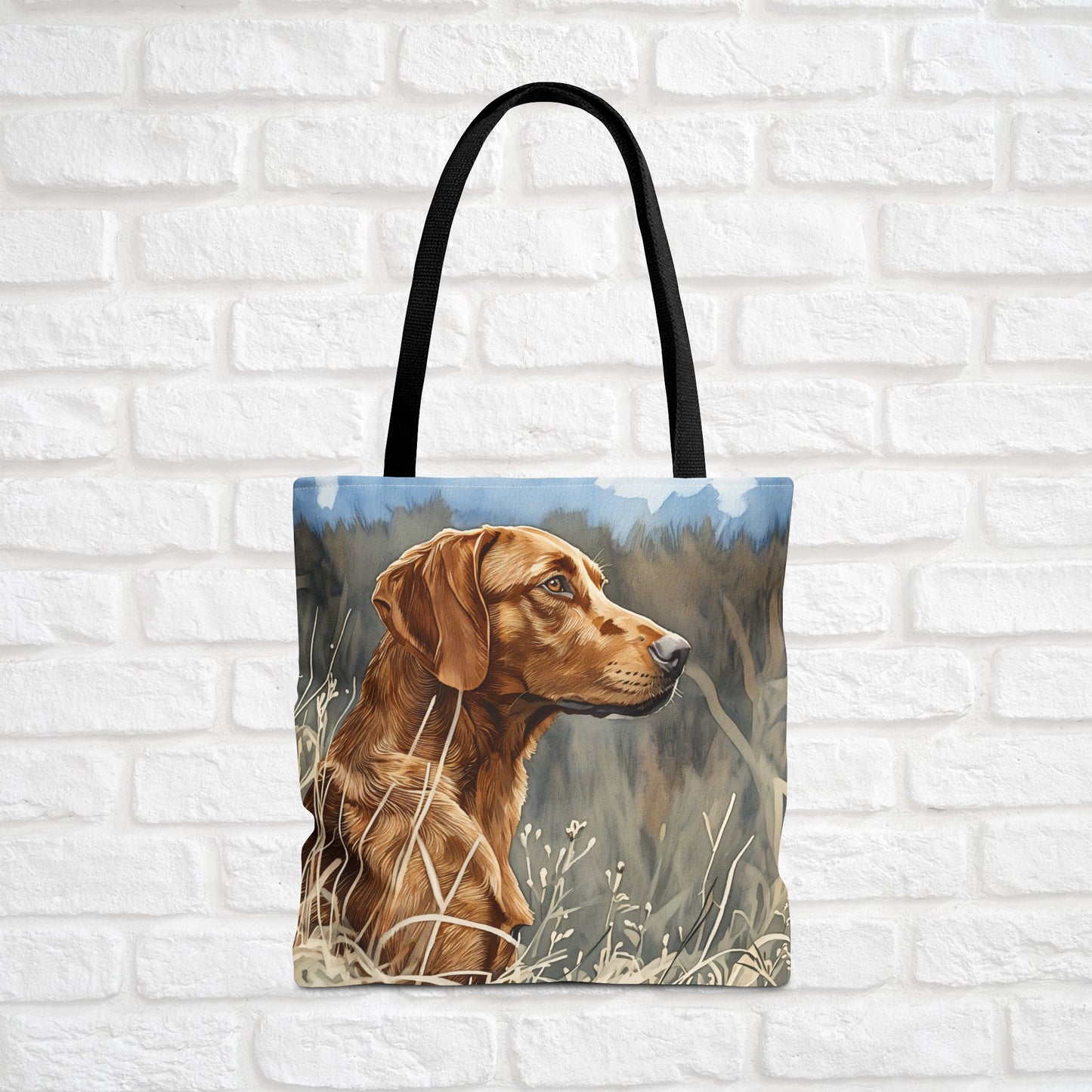 Vizsla Tote Bag – Elegant Dog Lover Gift – Artistic Vizsla Portrait