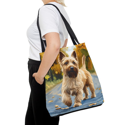 Cairn Terrier Tote Bag | Dog Lover Gift | Reusable Polyester Canvas Bag