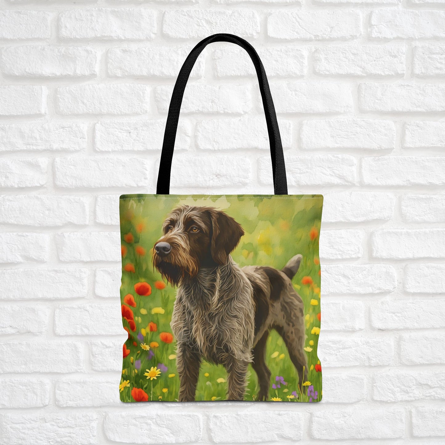 Wirehaired Pointing Griffon Tote Bag – Rugged Dog Lover Gift – Sporting Breed Design