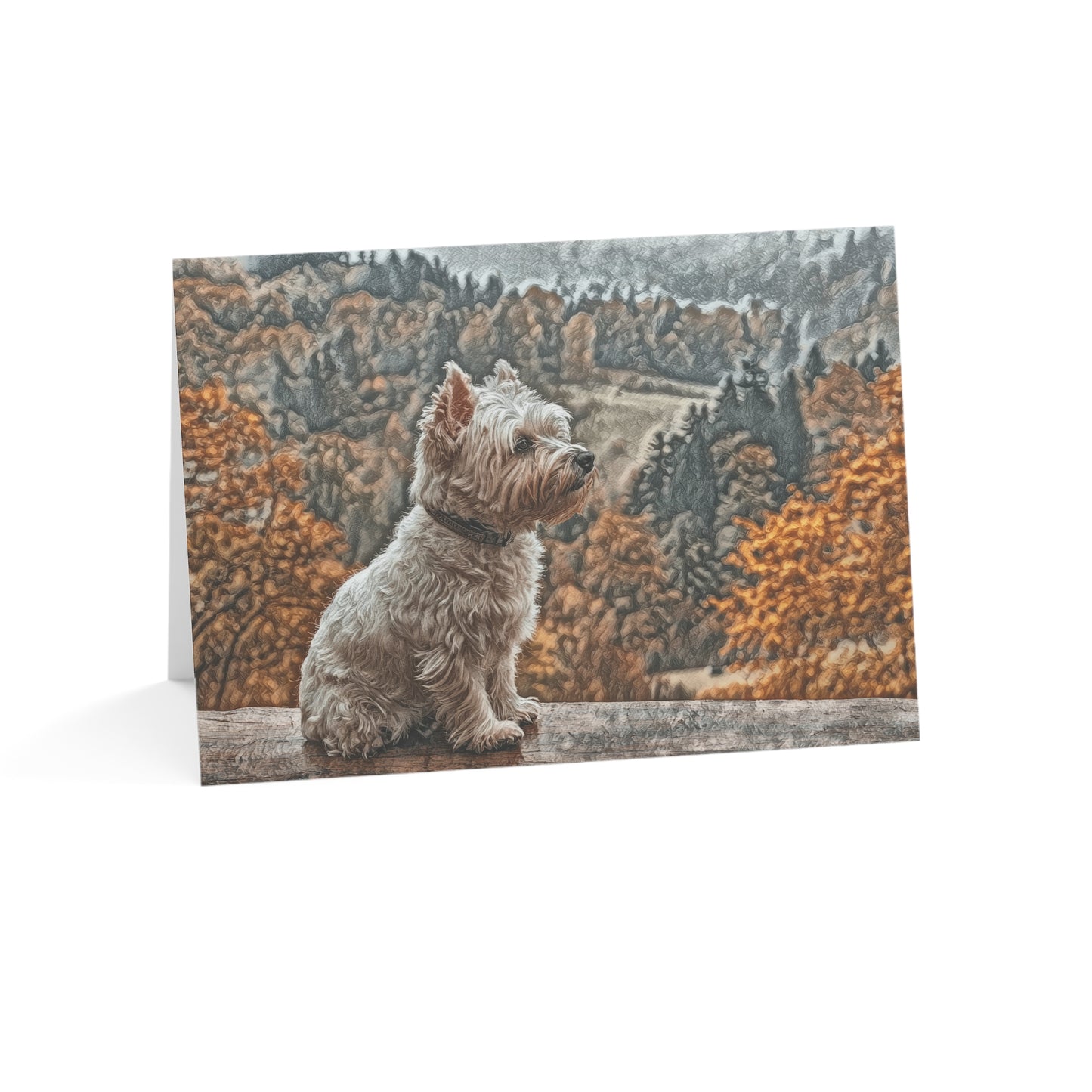 West Highland White Terrier Greeting Cards – Cute Dog Lover Stationery – Classic Westie Design