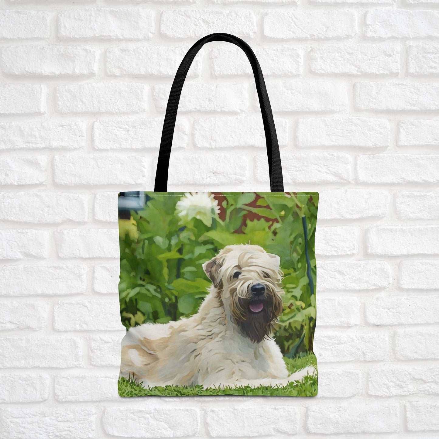 Soft-Coated Wheaten Terrier Tote Bag – Watercolor Dog Lover Gift