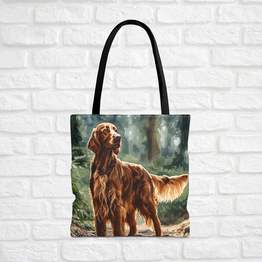 Irish Setter Tote Bag | Graceful Red Dog Lover Gift
