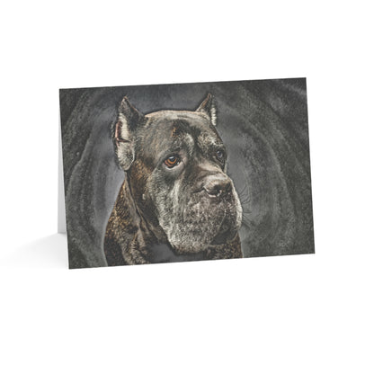 Cane Corso Greeting Cards (Set of 10, 30, or 50) | Dog Lover Gift | Blank Inside with Elegant Cane Corso Art