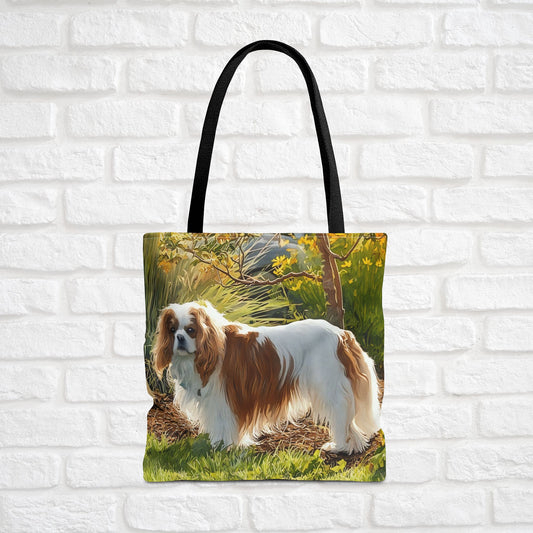 King Charles Spaniel Tote Bag | Cute Dog Lover Gift | Durable Bag