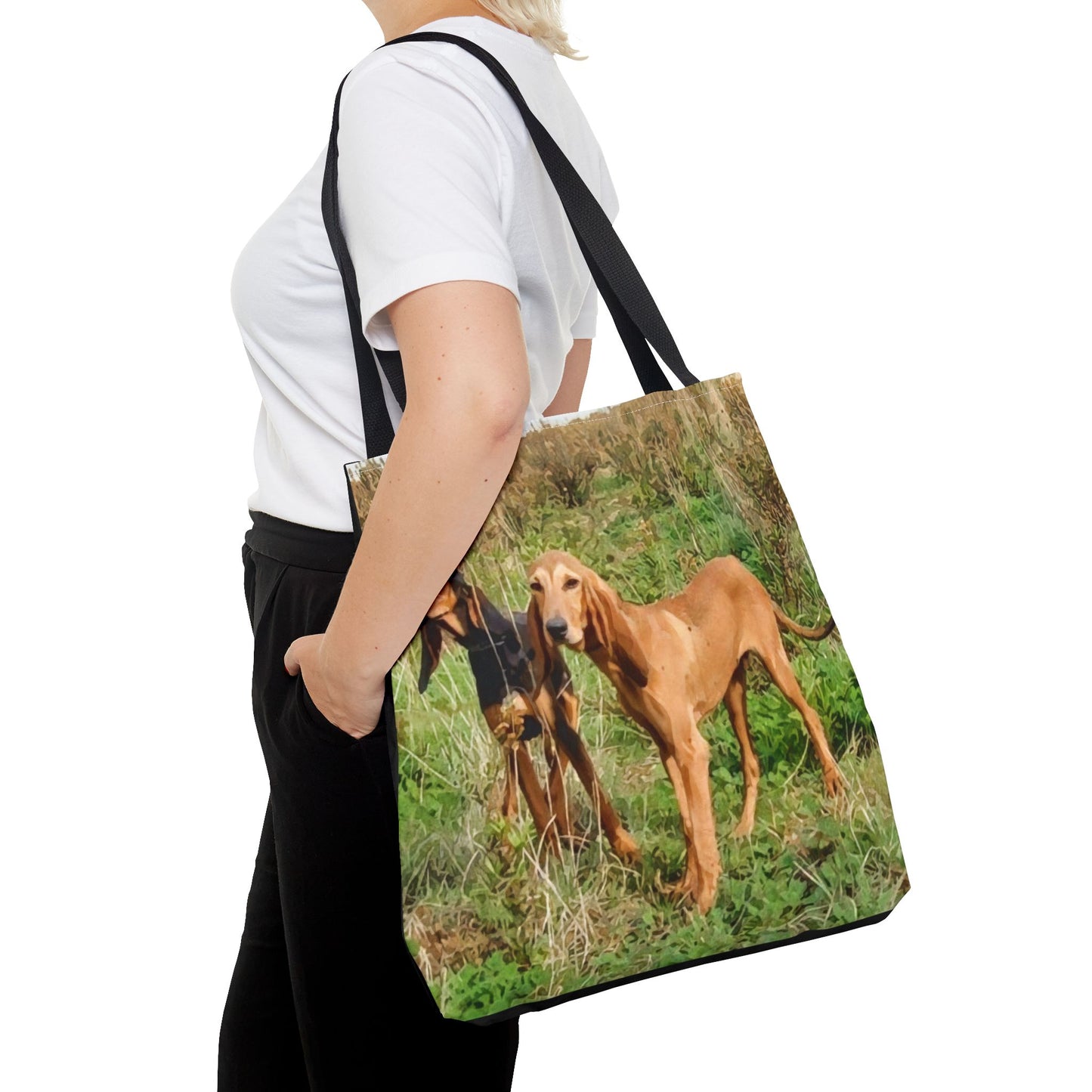 Segugio Italiano Tote Bag – Elegant Scent-hound Lover Gift – Watercolor Segugio Art