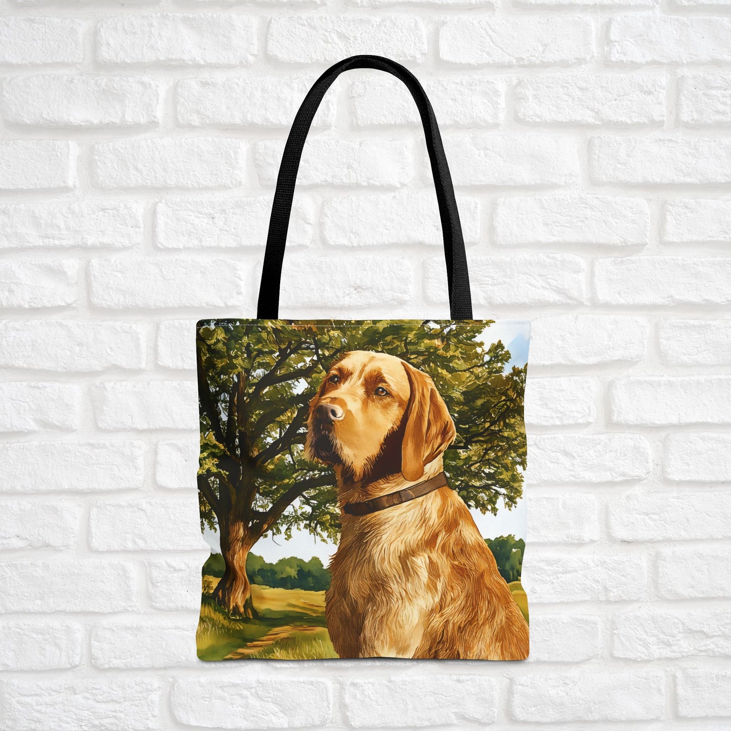 Wirehaired Vizsla Tote Bag – Unique Dog Lover Gift – Artistic Vizsla Design