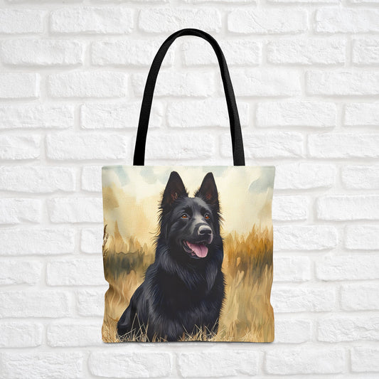 Belgian Sheepdog Tote Bag | Dog Lover Gift | Stylish Reusable Bag with Belgian Sheepdog Art