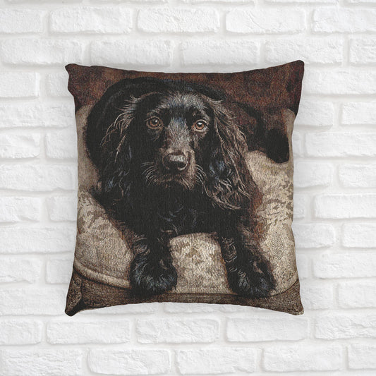 Boykin Spaniel Pillow | Dog Lover Home Décor | Decorative Woven Throw Pillow