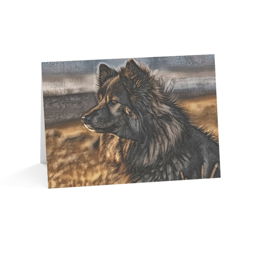 Finnish Lapphund Greeting Card Set – Dog Breed Art Note Cards
