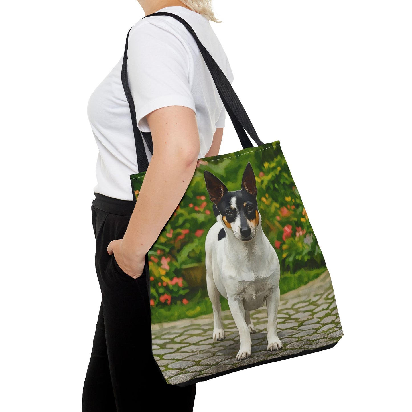 Teddy Roosevelt Terrier Tote Bag – Watercolor Dog Lover Gift