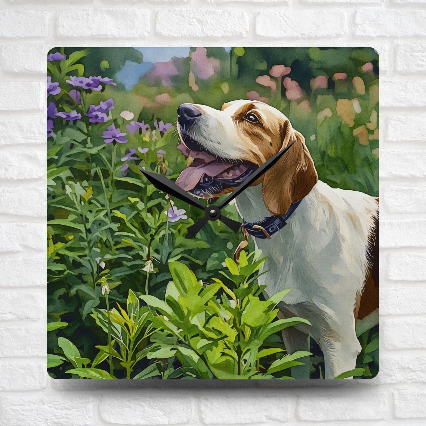 Treeing Walker Coonhound Wall Clock – Bold Dog Lover Gift – Classic Hound Design