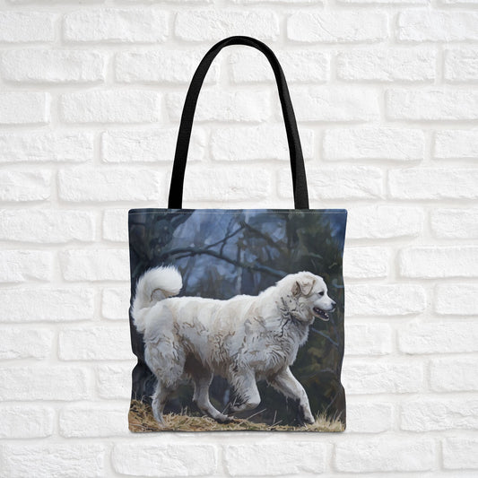 Kuvasz Tote Bag | Hungarian Guardian Dog Gift | Durable Reusable Bag
