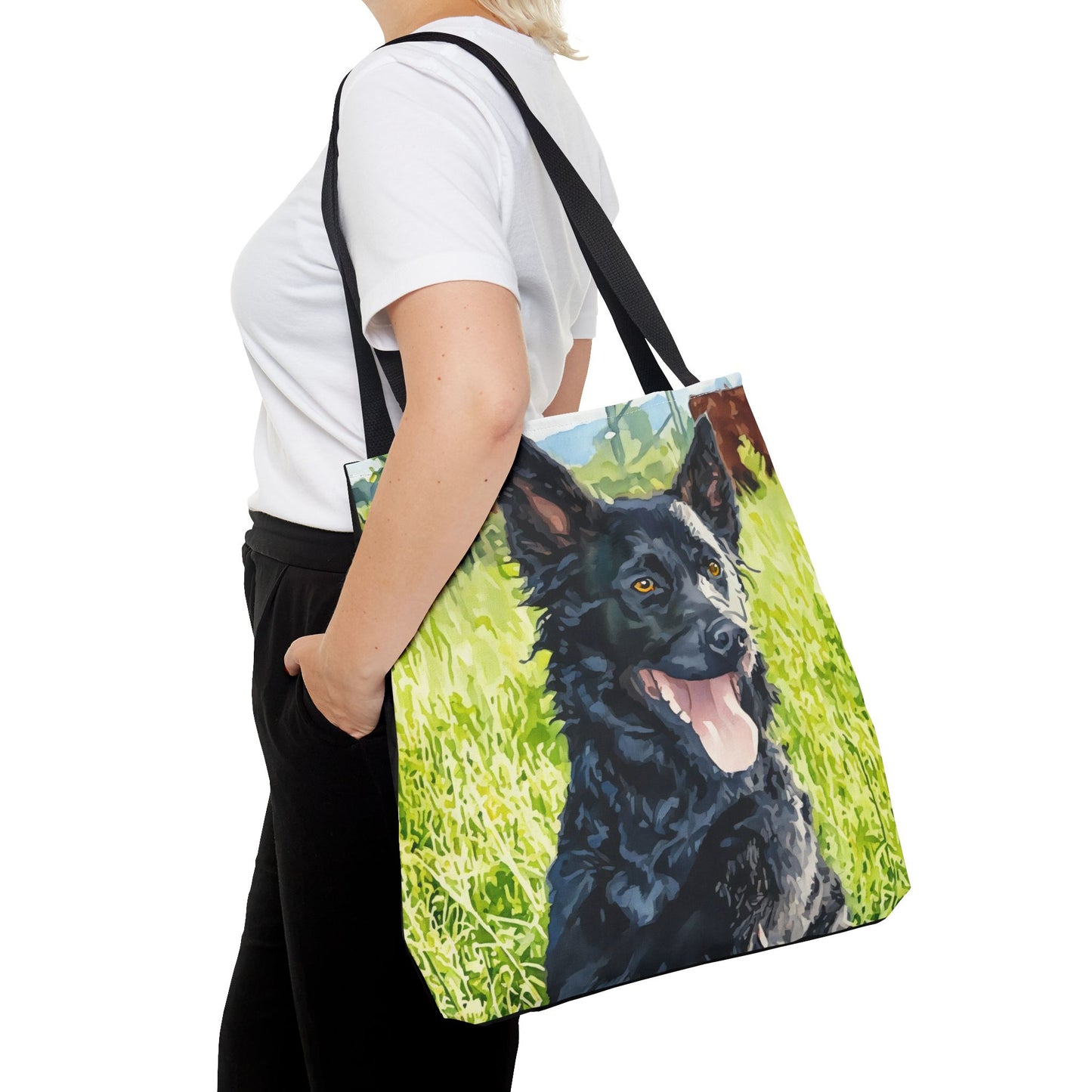 Croatian Sheepdog Tote Bag – Stylish Reusable Dog Lover Gift – Durable Polyester