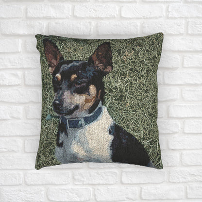 Teddy Roosevelt Terrier Decorative Pillow – American Terrier Home Accent