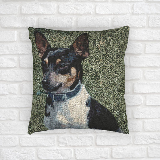 Teddy Roosevelt Terrier Decorative Pillow – American Terrier Home Accent