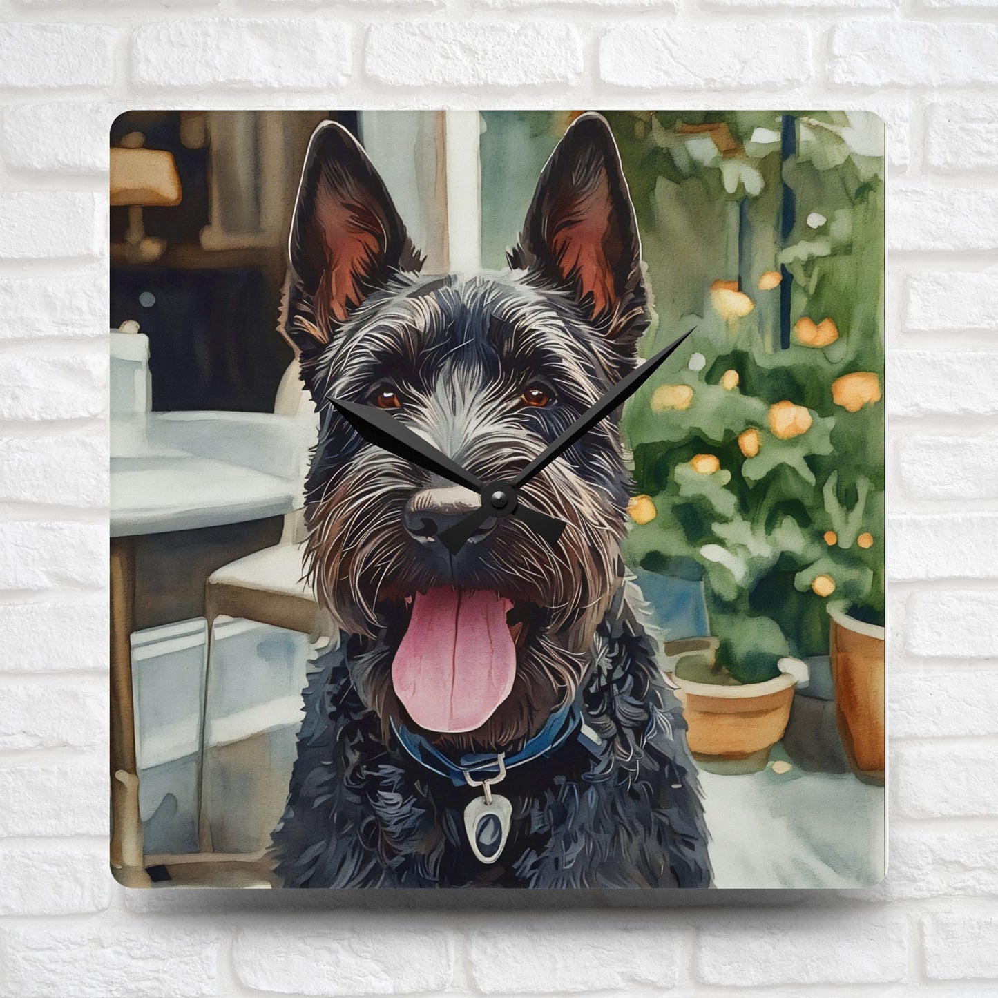 Bouvier des Flandres Wall Clock | Dog Lover Gift | Custom Dog Breed Home Décor