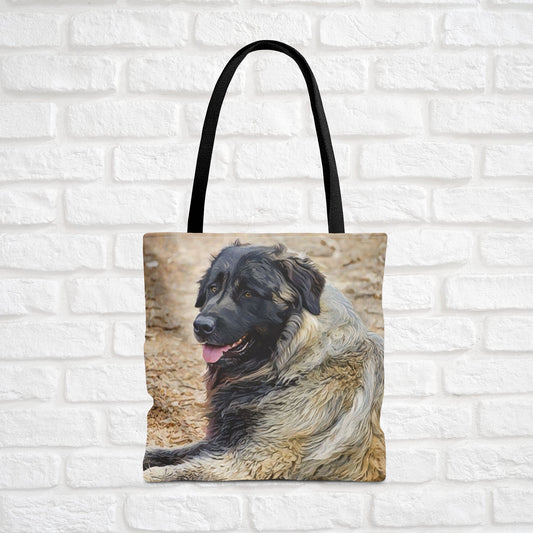 Estrela Mountain Dog Tote Bag – Majestic Watercolor Dog Art – Stylish Reusable Bag