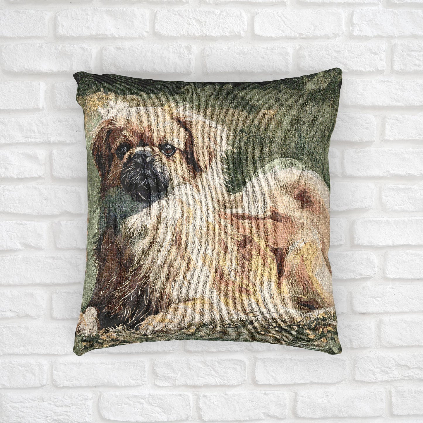 Tibetan Spaniel Decorative Pillow – Companion Dog Home Décor