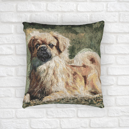 Tibetan Spaniel Decorative Pillow – Companion Dog Home Décor