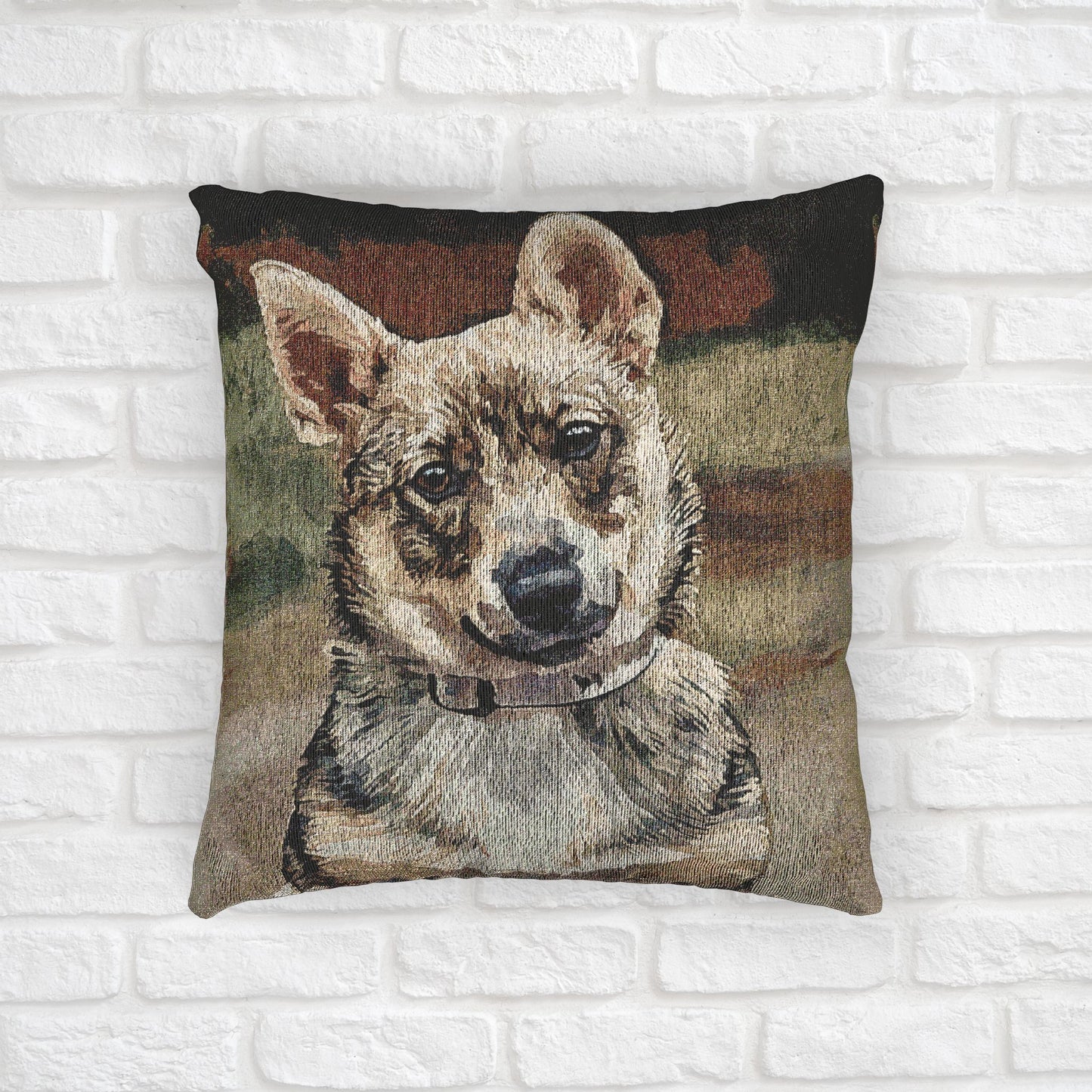 Swedish Vallhund Decorative Pillow – Nordic Herding Dog Home Décor