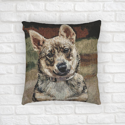 Swedish Vallhund Decorative Pillow – Nordic Herding Dog Home Décor