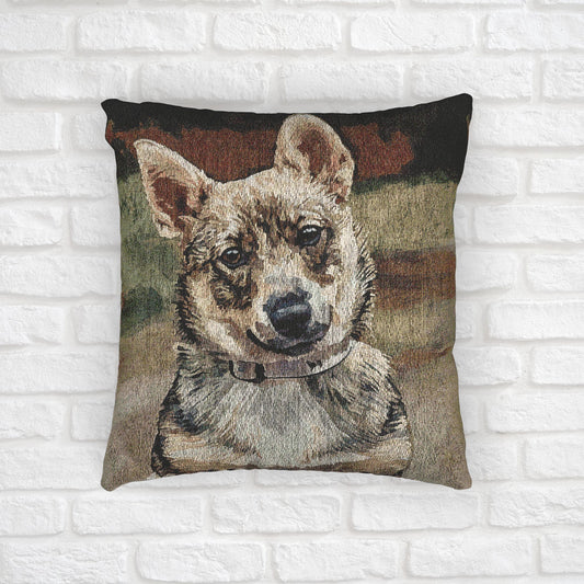Swedish Vallhund Decorative Pillow – Nordic Herding Dog Home Décor