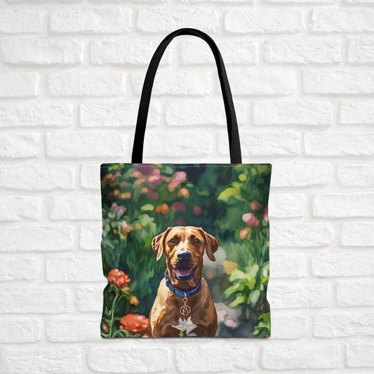 Rhodesian Ridgeback Tote Bag – Majestic Dog Lover Gift – Watercolor Ridgeback Art