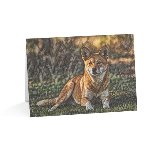 Canaan Dog Greeting Cards (Set of 10, 30, or 50) | Dog Lover Gift | Blank Inside with Elegant Canaan Dog Art