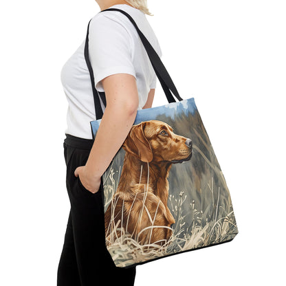Vizsla Tote Bag – Elegant Dog Lover Gift – Artistic Vizsla Portrait