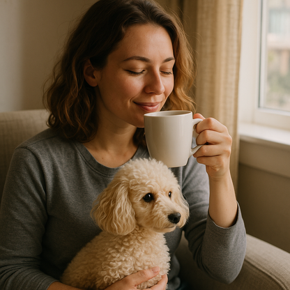 Poodle Coffee Mug – Watercolor Dog Headshot | Gift for Dog Lovers