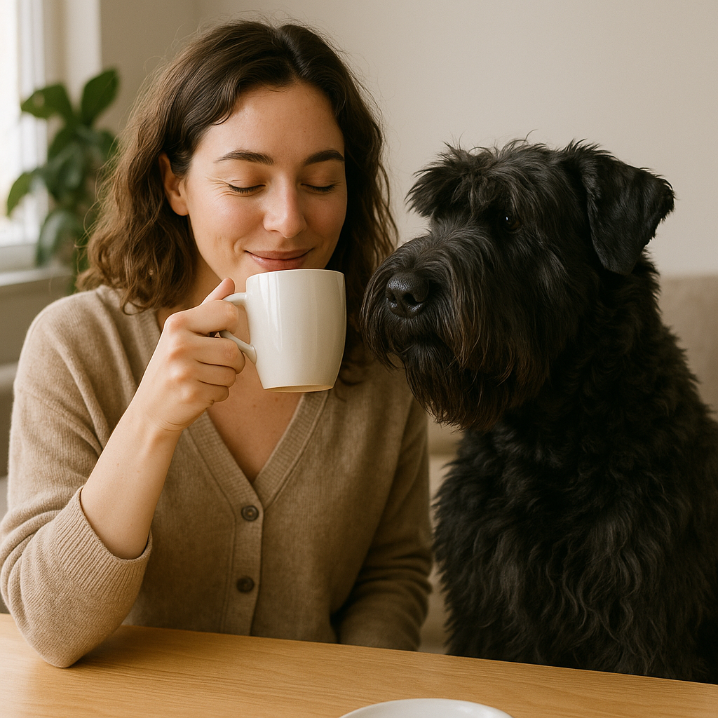 Bouvier des Flandres Coffee Mug | Dog Lover Gift | Durable Ceramic Mug with Elegant Bouvier Art