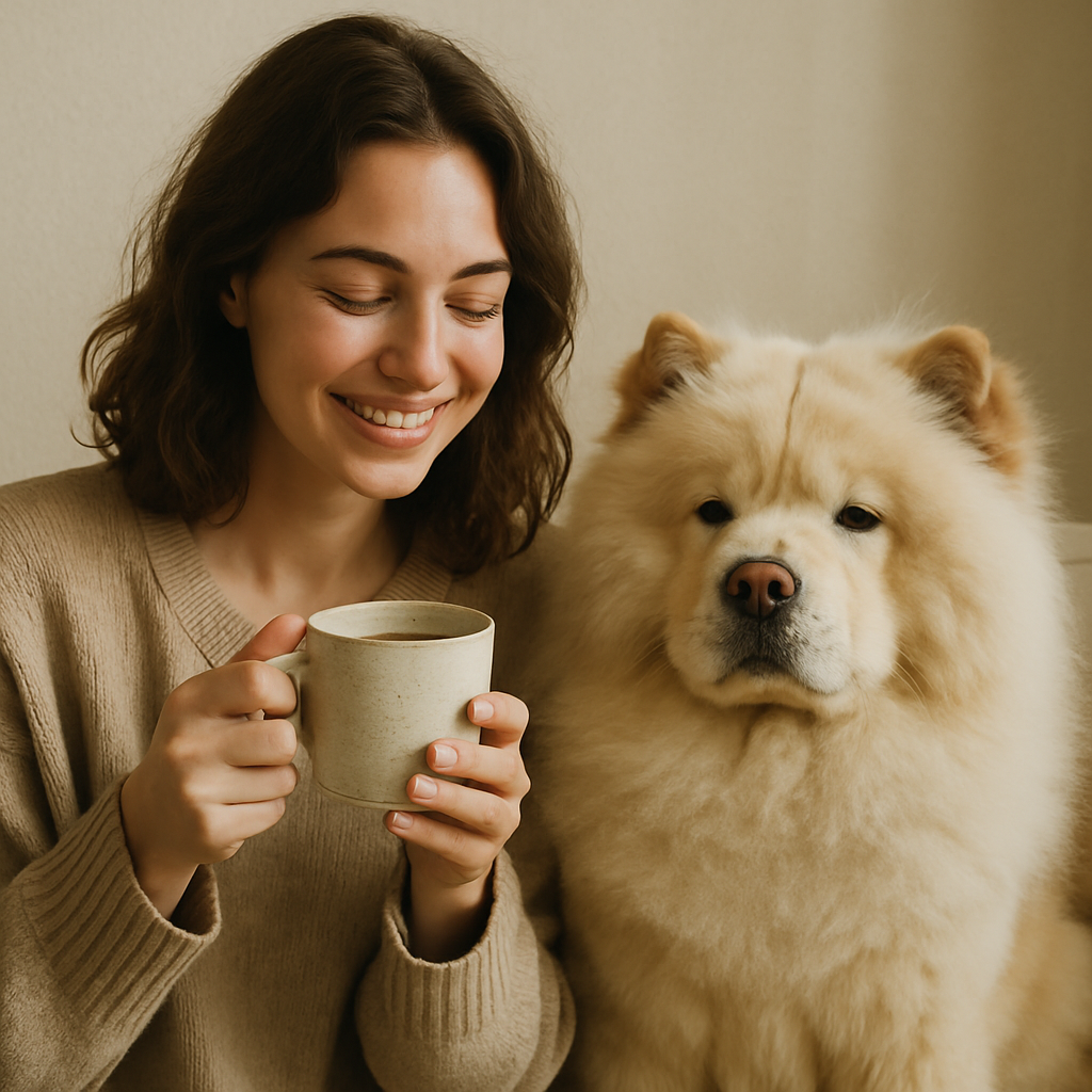 Chow Chow Coffee Mug – Elegant Watercolor Dog Lover Gift