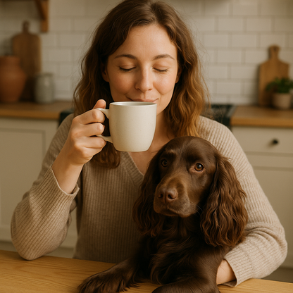 Field Spaniel Coffee Mug – Watercolor Dog Breed Art Gift