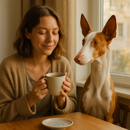 Ibizan Hound Coffee Mug | Sleek & Elegant Dog Gift | 11 oz Ceramic Mug with C Handle