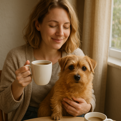 Norfolk Terrier Coffee Mug – Adorable Dog Lover Gift – Watercolor Norfolk Terrier Art