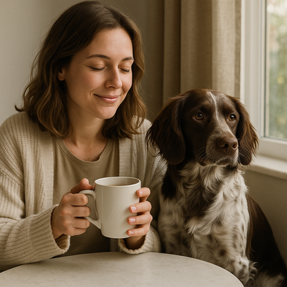 Small Munsterlander Pointer Coffee Mug – Watercolor Hunting Dog Gift