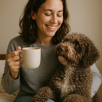 Spanish Water Dog Coffee Mug – Watercolor Dog Lover Gift