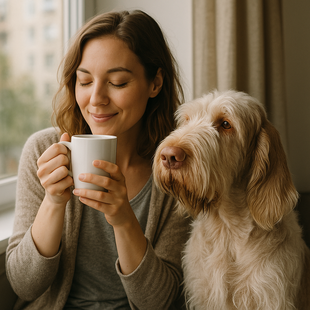 Spinone Italiano Coffee Mug – Watercolor Hunting Dog Lover Gift