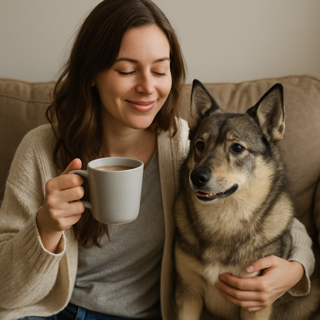 Swedish Vallhund Coffee Mug – Watercolor Dog Lover Gift