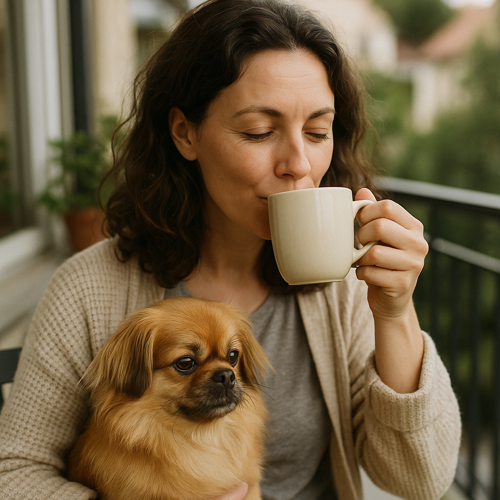 Tibetan Spaniel Coffee Mug – Watercolor Dog Lover Gift