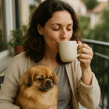 Tibetan Spaniel Coffee Mug – Watercolor Dog Lover Gift