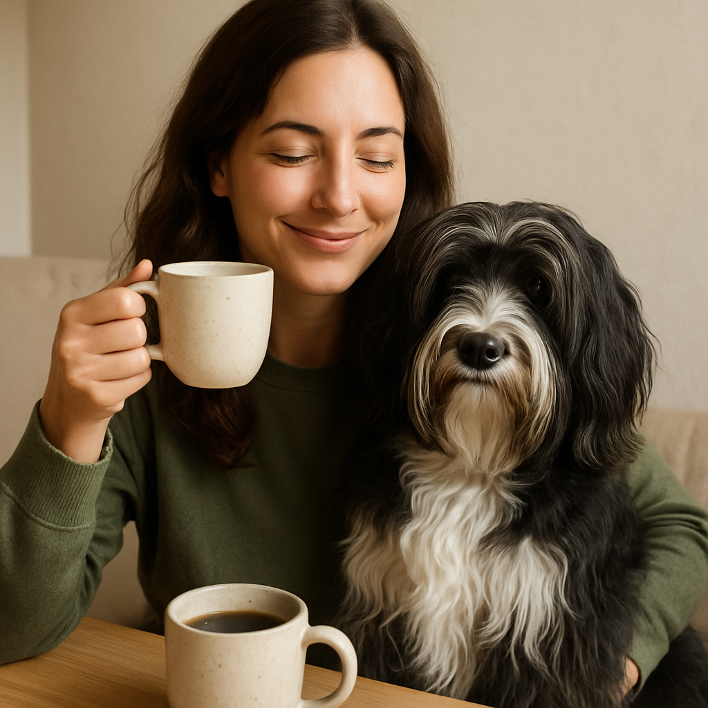 Tibetan Terrier Coffee Mug – Watercolor Dog Lover Gift