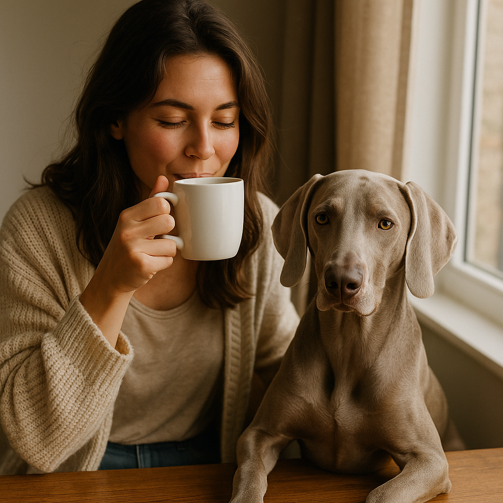 Weimaraner Coffee Mug – Elegant Dog Lover Gift – Classic Breed Design