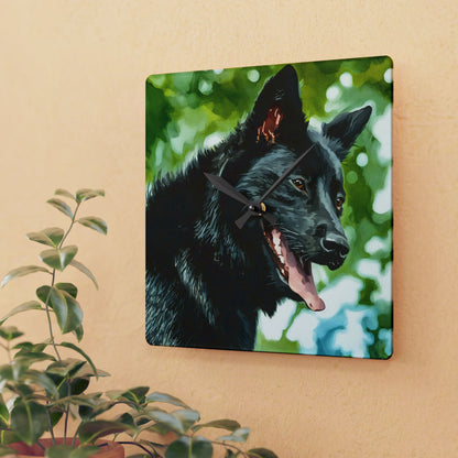 Taiwan Dog Wall Clock – Watercolor Rare Breed Gift