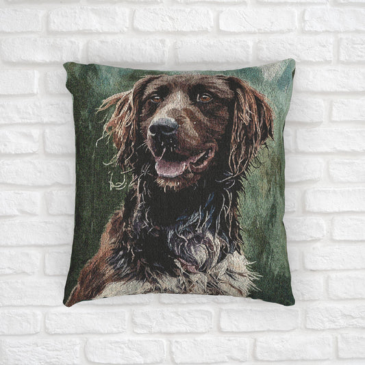 Small Munsterlander Pointer Decorative Pillow – Hunting Dog Home Décor Gift