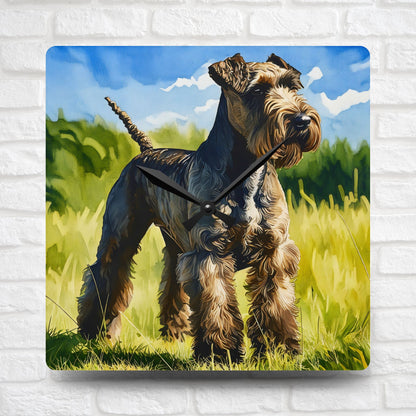 Kerry Blue Terrier Wall Clock | 10.75” Acrylic Dog Lover Gift