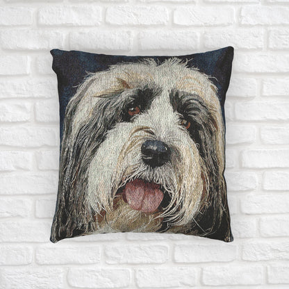 Tibetan Terrier Decorative Pillow – Beloved Tibetan Dog Home Décor