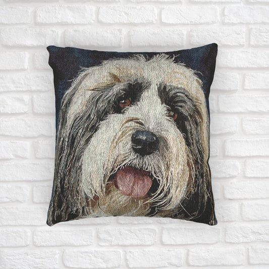 Tibetan Terrier Decorative Pillow – Beloved Tibetan Dog Home Décor