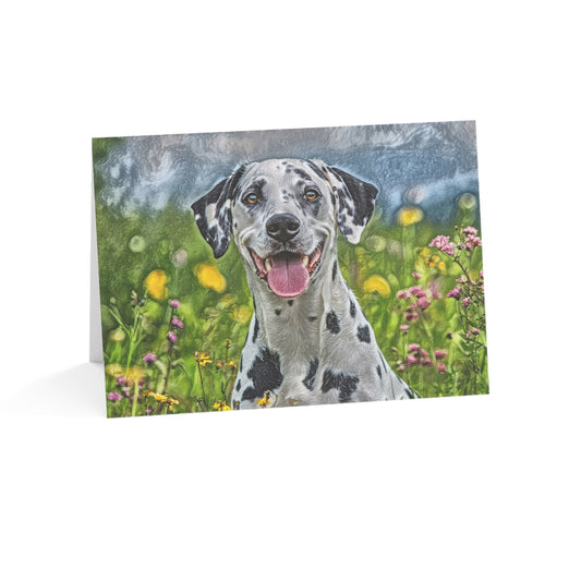 Dalmatian Greeting Cards – Set of 10/30/50 – 5″×7″ Blank Dog Lover Cards with Envelopes